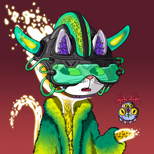 Alien Cat #7354