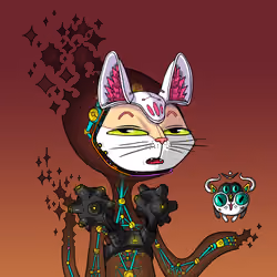Alien Cat #9545