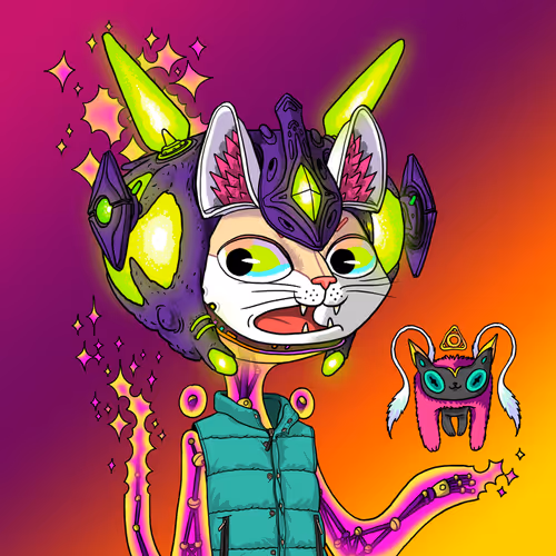 Alien Cat #8342