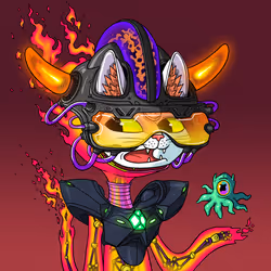 Alien Cat #7619