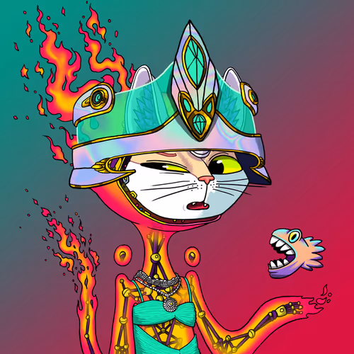 Alien Cat #7348