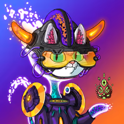Alien Cat #8621
