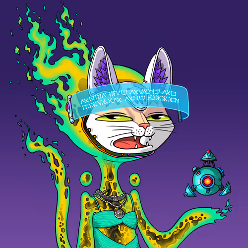 Alien Cat #7519