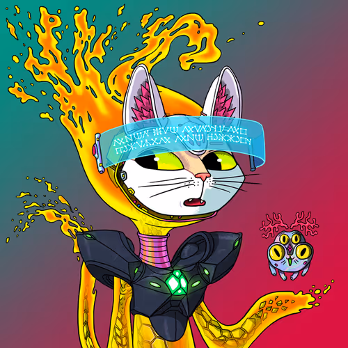 Alien Cat #7499