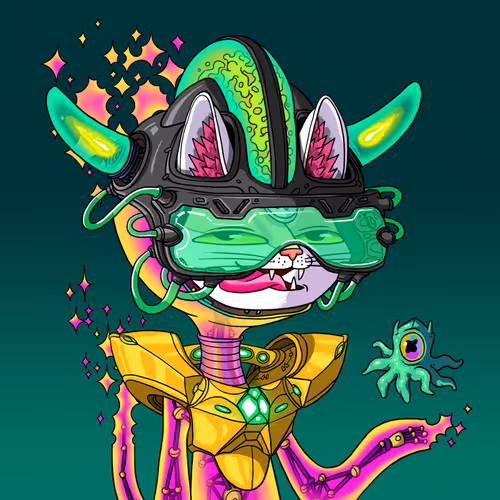 Alien Cat #7593