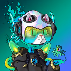 Alien Cat #1729