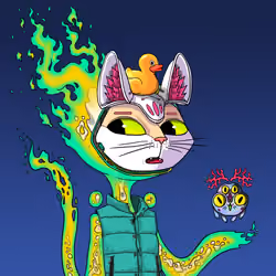 Alien Cat #7111