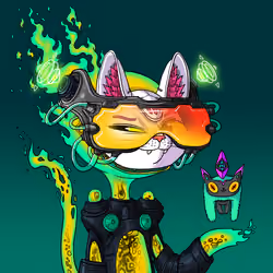 Alien Cat #7157