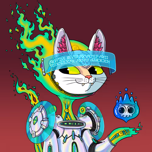 Alien Cat #7495