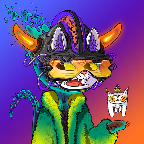 Alien Cat #7654