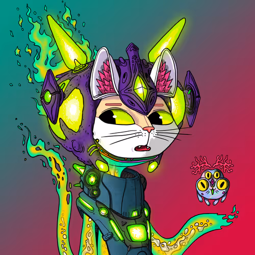 Alien Cat #7990