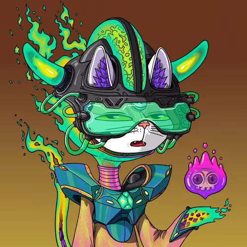 Alien Cat #1573