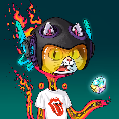 Alien Cat #7180