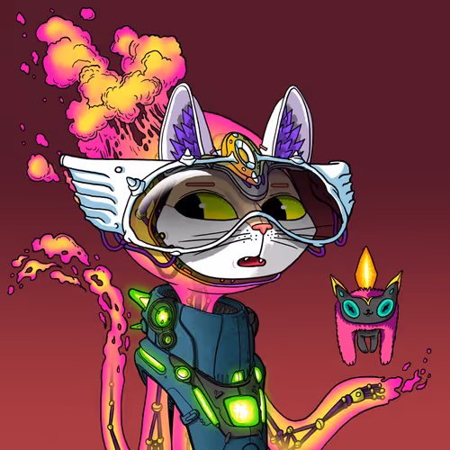 Alien Cat #7080