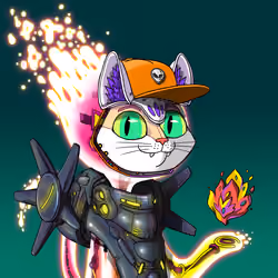 Alien Cat #6966