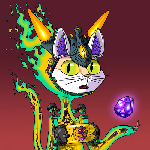 Alien Cat #7557