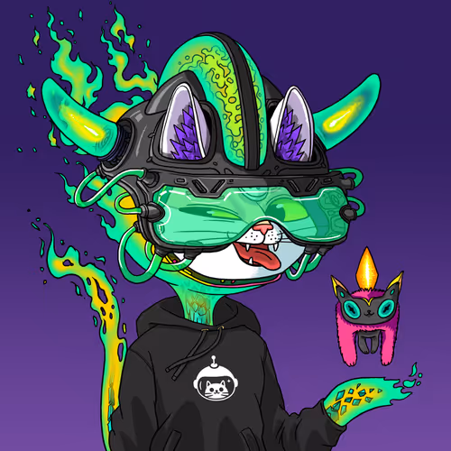 Alien Cat #7640