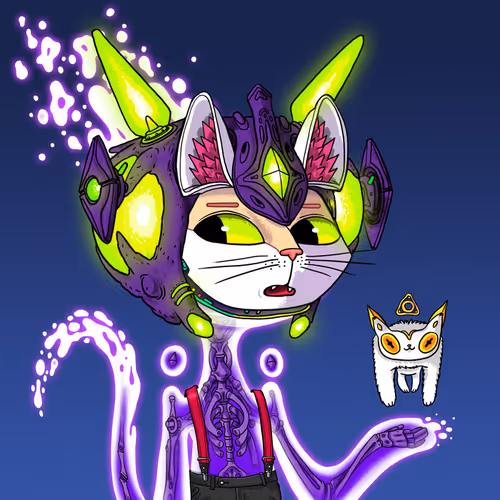 Alien Cat #7568