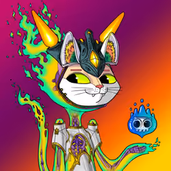 Alien Cat #7763