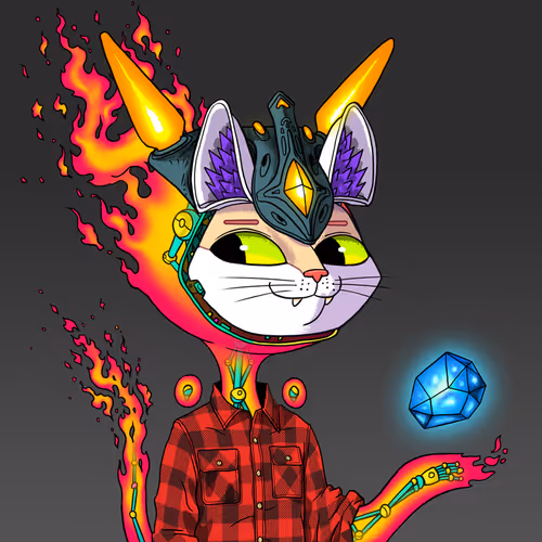 Alien Cat #1802