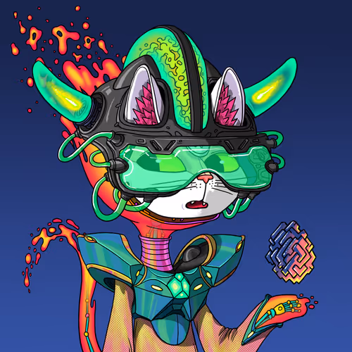 Alien Cat #2038