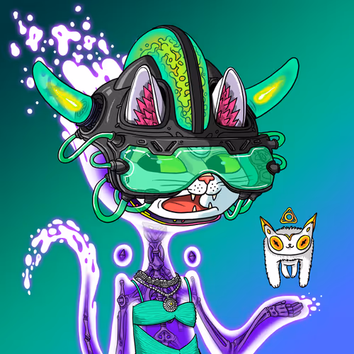 Alien Cat #7463
