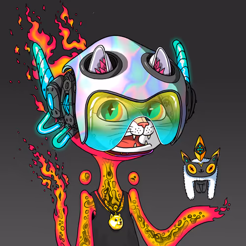 Alien Cat #7166