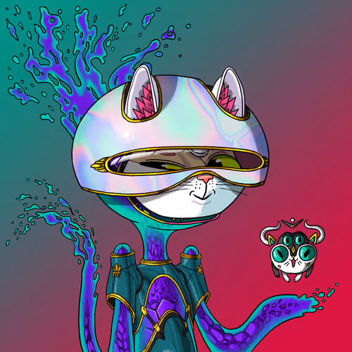 Alien Cat #9592