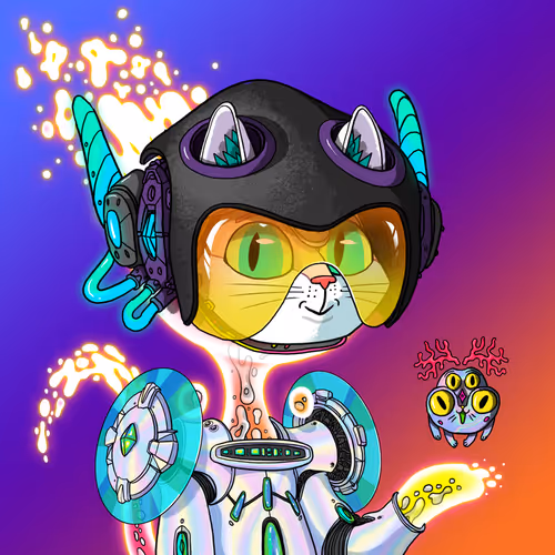 Alien Cat #7572