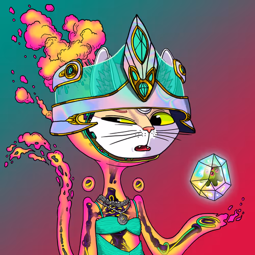 Alien Cat #7564