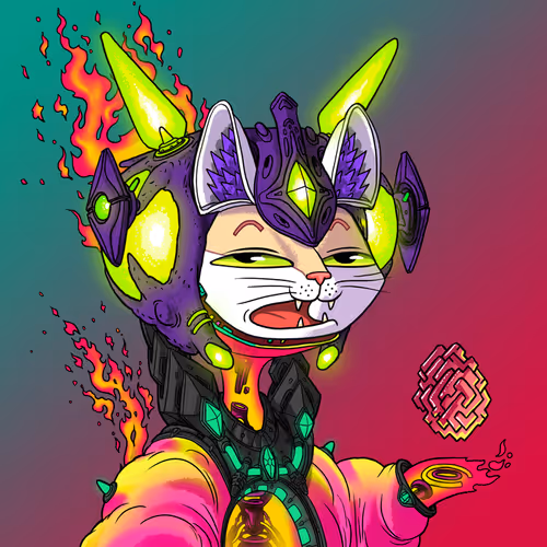 Alien Cat #8506