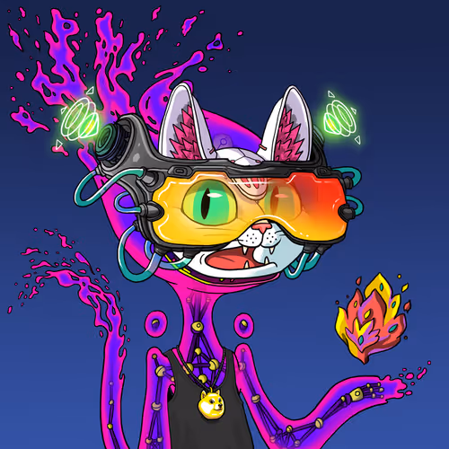 Alien Cat #7586
