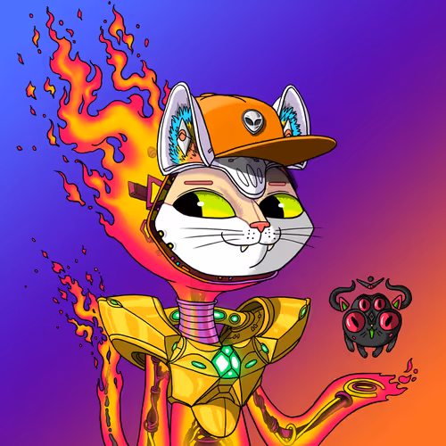 Alien Cat #7386