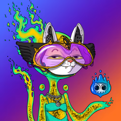 Alien Cat #7651