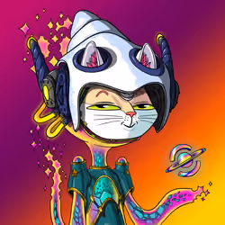 Alien Cat #7459