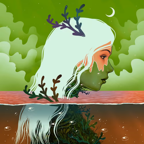 Ice Fire Woman #3378