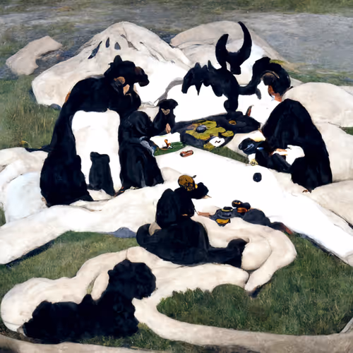 Demons Playing