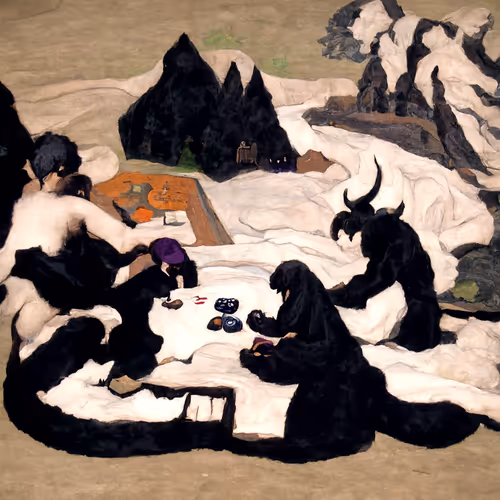 Demons Playing