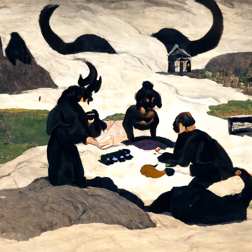Demons Playing