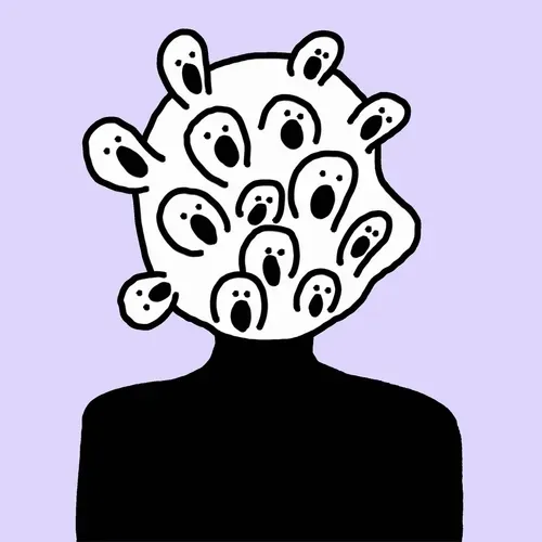 EmoHead #4352: Fearful An