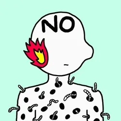 EmoHead #5938: Disgusted Kamiah