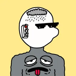 EmoHead #9774: Happy Grey