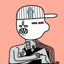 EmoHead #2722: Angry Wilhelmina