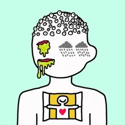 EmoHead #9840: Disgusted Infinity