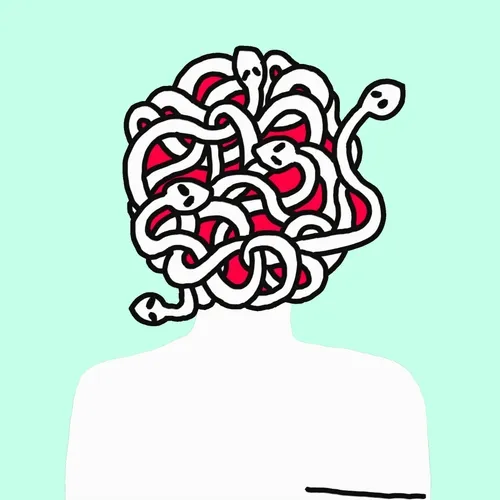 EmoHead #6549: Disgusted Lavender