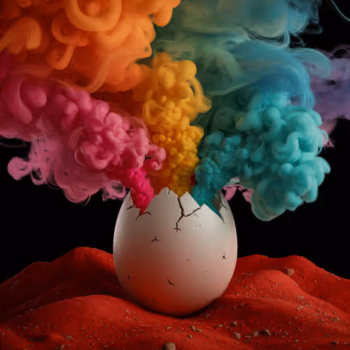 Smoking Egg #123