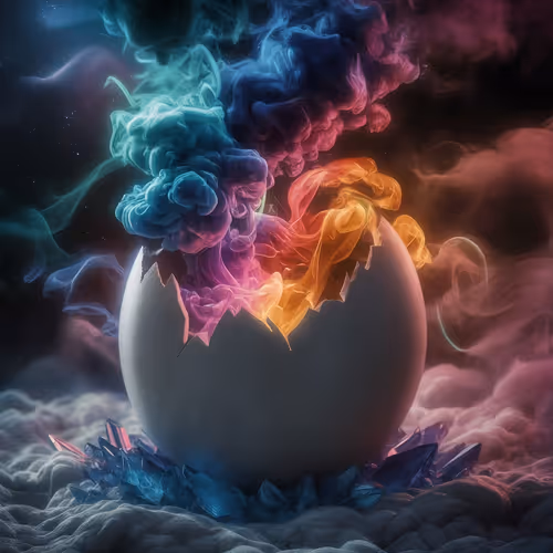 Smoking Eggs Fractured Reality