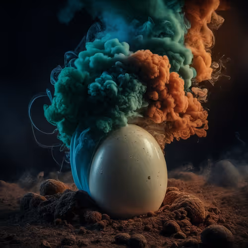 Smoking Eggs Fractured Reality