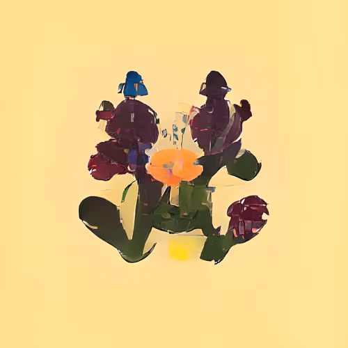 Rorschach Meadow By Ash White