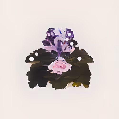 Rorschach Meadow By Ash White